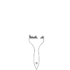 Brush flowers art