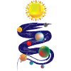 Planètes de peinture