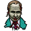 Putin in zombie style