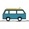 Surf. Vacation. Sport. Van.