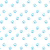Paws pink blue