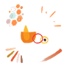 Ocher paint