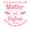 Mutter und Ehefrau Lustiger Spruch