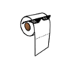 Toilet paper show-off