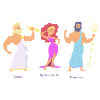 ZEUS APHRODITE POSEIDON
