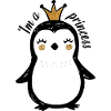 Cute Penguin Queen Design