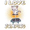 I Love Jumping cat trampoline jumpstyle hopping