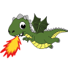 Baby dragon bodysuit t-shirt
