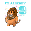 Lion 9th birthday children's birthday