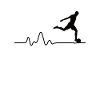 Football - Footballer Heartbeat Logo