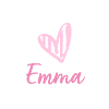 Sød baby tøj med navnet Emma
