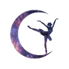 Ballerina in the moon