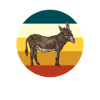 Retro donkey