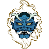 Japan Demon - bleu