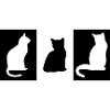 DZ0004 Cat Tile Cat Statue