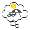 Roof tent camping - sunny dreams