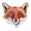 happy fox