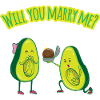Avocado marriage proposal - marriage proposal