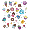 Kawaii doodle - sweets