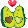 Avocados in love - Avocado love