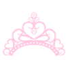 Pink Princess Tiara Crown