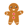 Cute Gingerbread Man