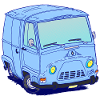 Classic French van without text