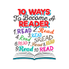 Book Lover 10 Ways to Become a Reader Quote
