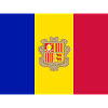 Avec le drapeau d’Andorre
