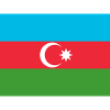 Avec le drapeau Azerbaïdjan