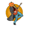 Pumpkin Head guitariste guitariste guitariste