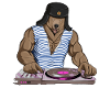 Russia Disc Jockey Bear