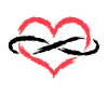 Simbolo di cuore Amore infinito infinito