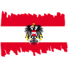 Austria National Flag - brush
