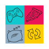 Gamer routine pizza