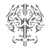 Abstract tribal vikings