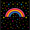 12 rainbow starry sky