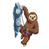 Sloth as a mountaineer