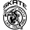 SKATEBOARD SKATE SKATEBOARDER