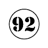 NUMÉRO 92 quatre-vingt-douze cadeau d'anniversaire