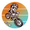 Skull skull bike
