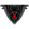 Detailed wolf face print