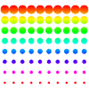 Bunte Punkte