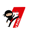 7 år 7. fødselsdag dreng ninja samurai gave