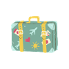 Valigia valigia per il regalo di viaggio per le vacanze