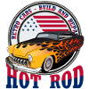 hot rod logo vintage amerikanske bil muskel dra