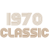 1970's Classic Striped Retro Logo