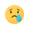 Emoticon Emoji Tear Face
