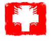 Schweizisk albansk flag