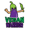 Auberginen-Vegan-Krieger